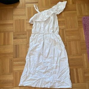 Joe Fresh | Dresses | Joe Fresh White Linen Dress Resortwear Size S |  Poshmark